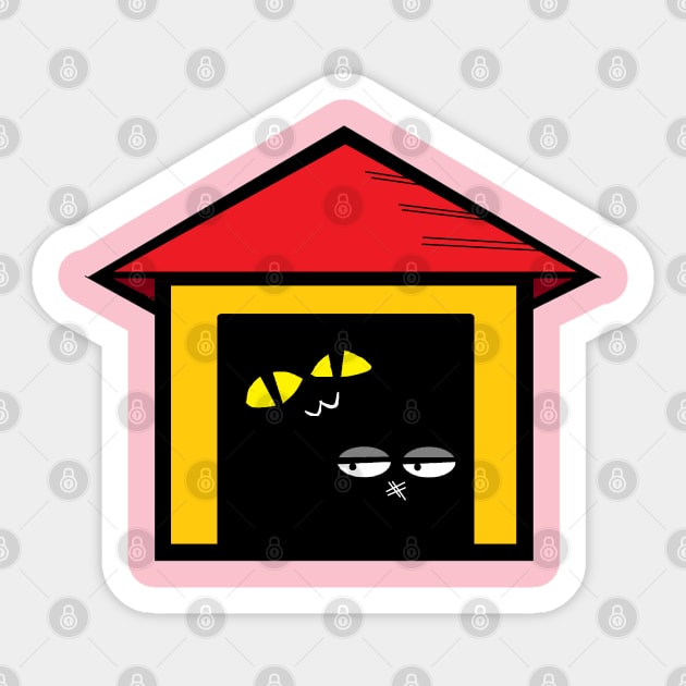 TABCxon #009 Pet House Sticker by TABCXON